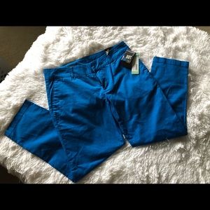 Royal blue cropped pants